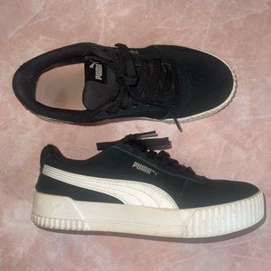 Puma Suede Classic Black Womens size 8.5